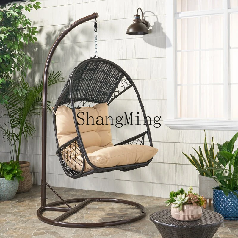 

SM Delicate Premium Balcony Leisure Table and Chair Outdoor Rattan Chair Outdoor Courtyard Lazy Garden Terrace Sofa Chair