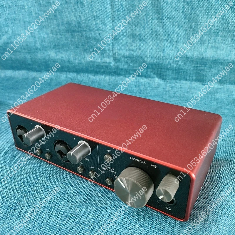 2I2 3세대 전문가용 컴퓨터 USB 외장 사운드 카드 더빙 라이브 스트리밍 카라오케 녹음 악기 편곡