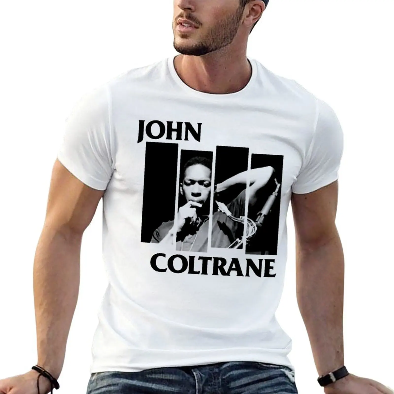 

John Coltrane T-Shirt man t shirt heavy cotton essential t shirt t shirt man cotton T-shirt