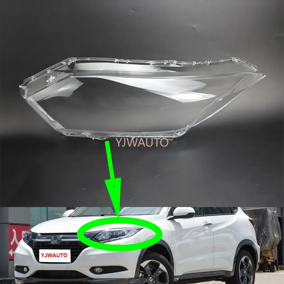 For Honda Vezel 2015~2018 Headlight Cover Car Headlamp Lens Glass