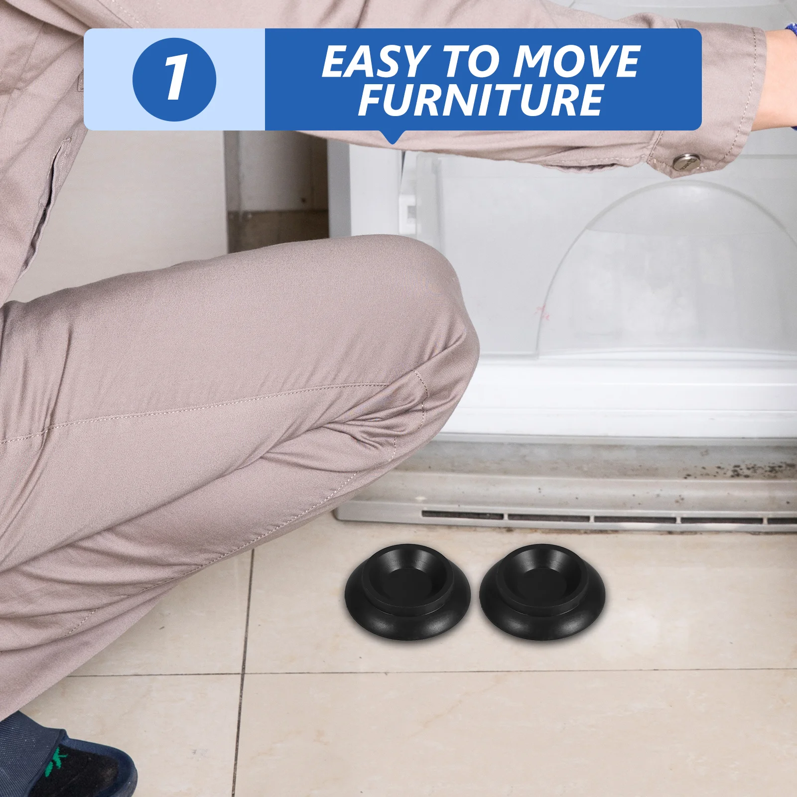 

12pcs Refrigerator Foot Pads Durable Shockproof Anti-Slip Stabilizers For Freezer Piano Furniture Floor Protection Pads