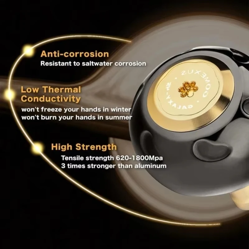 GOMEXUS-Power 90mm 100mm Griff Stella SW Twin Power SW mit Titan 50mm Knopf LMY-TB50 – Detail 3