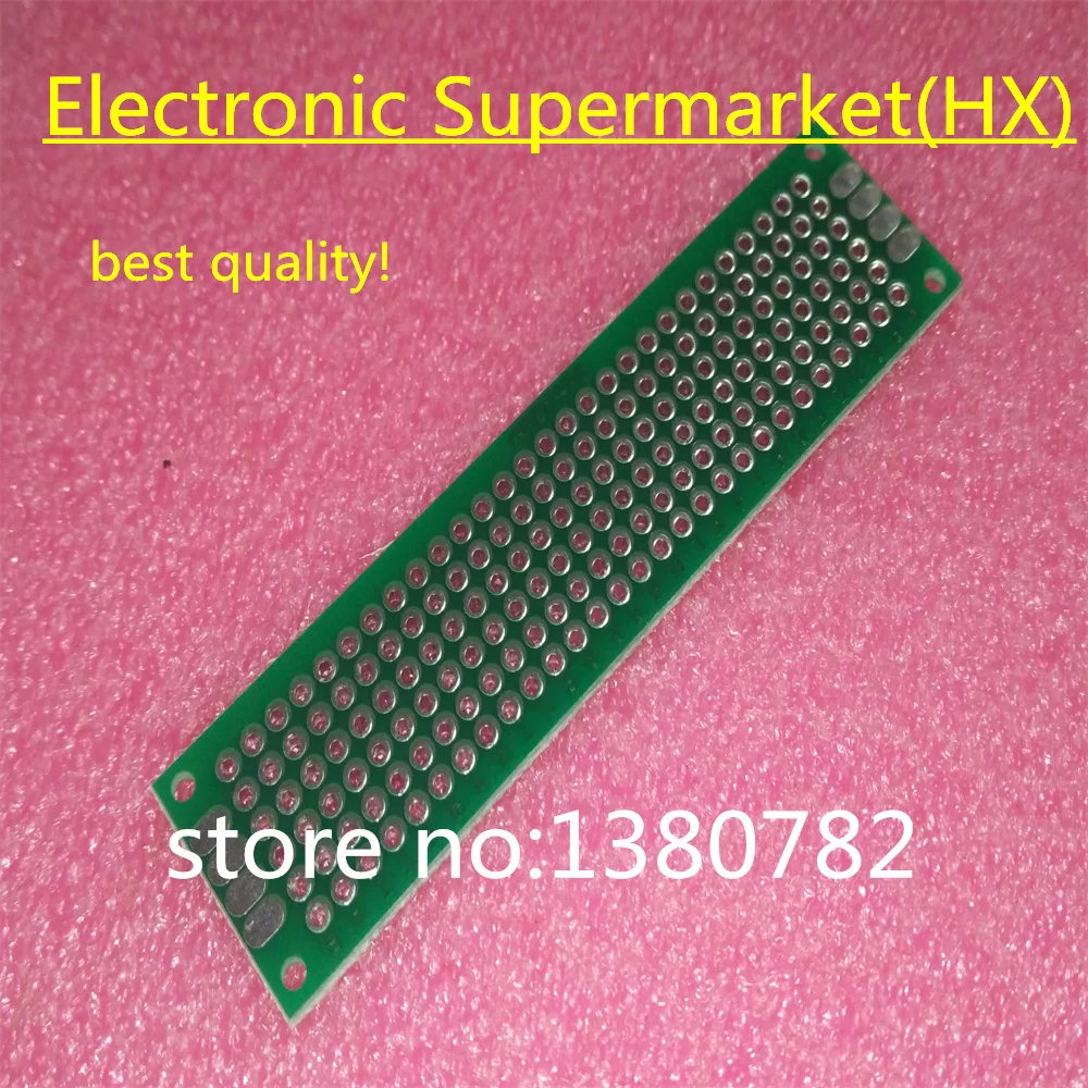 Free shipping 50pcs/lots 2x8cm 2*8 CM Double Side Prototype PCB Diy Universal Printed Circuit Board