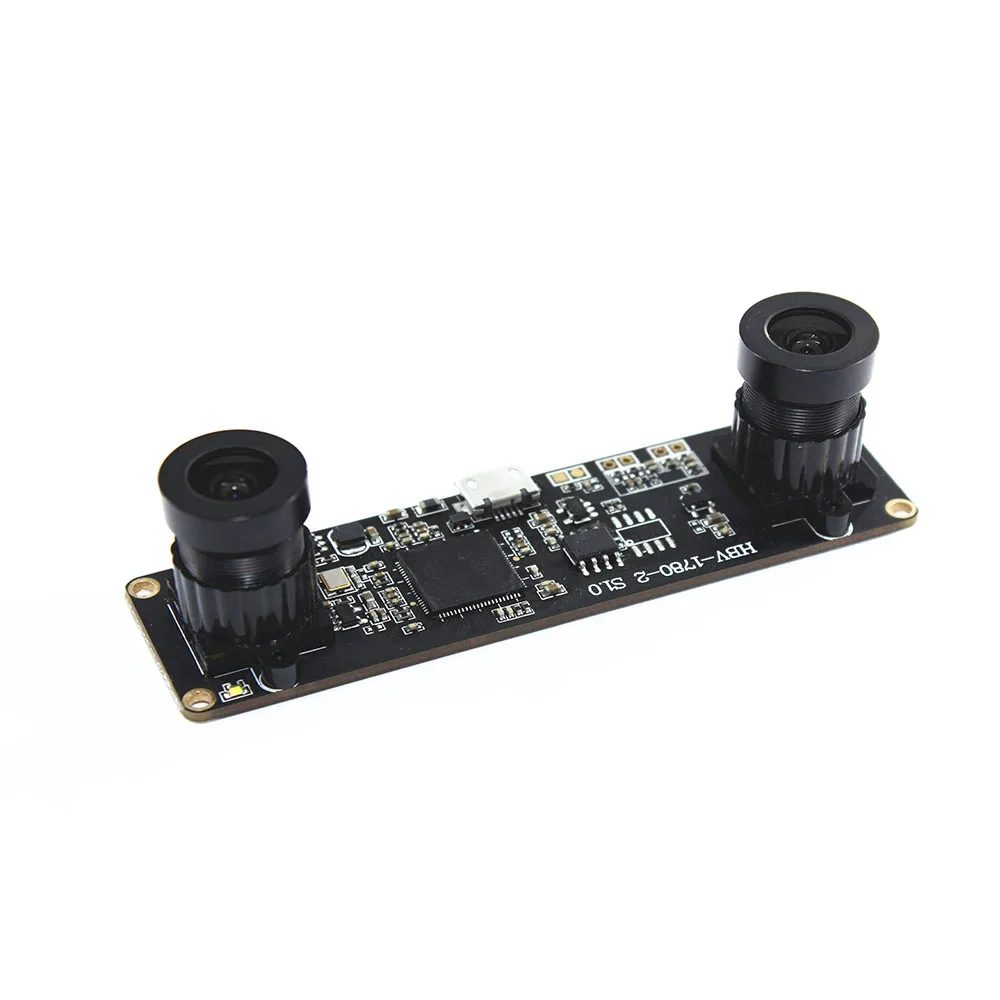 Micro MINI usb 2.0 Driver gratuito 30fps 1MP HD sincronizzato modulo doppia fotocamera Stereo con uscita MJPEG e YUY2