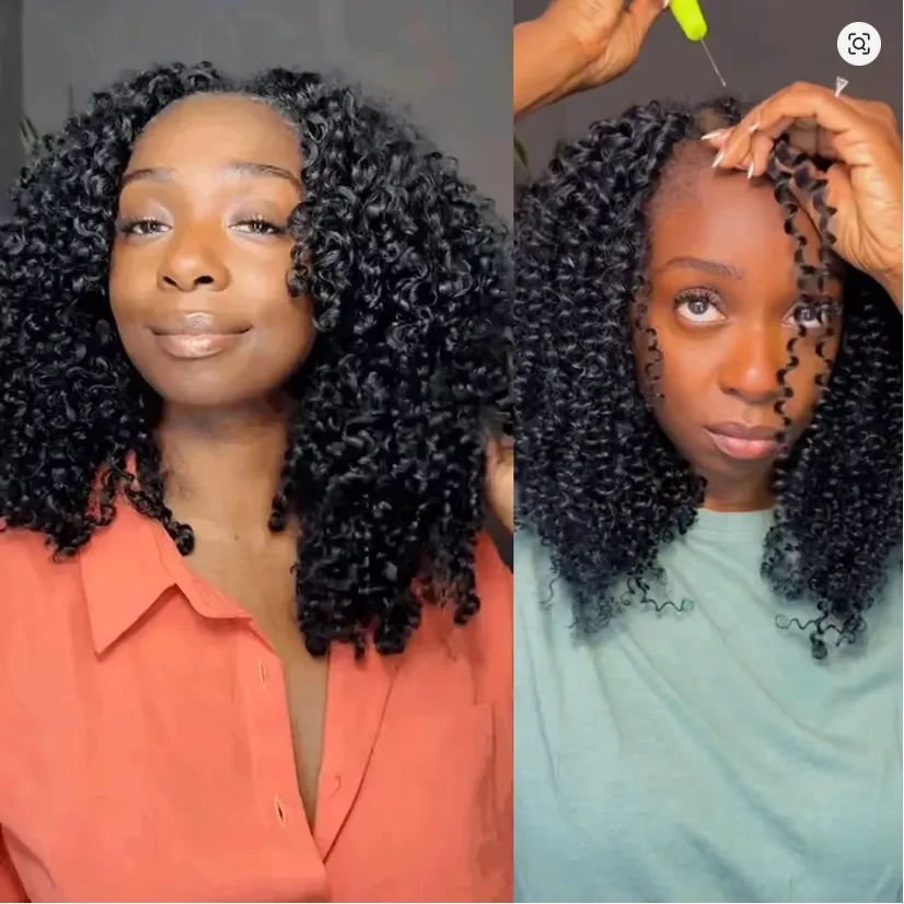 

Натуральные волосы для наращивания крючком: афро-косички, кудрявые, предварительно разделенные, без узлов, с микро-кольцами, мягкие пучки для наращивания крючком