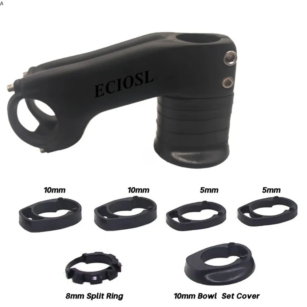 جذع الدراجة الكربونية -10 °   الطريق الجبلية دراجة كامل الكربون الجذعية الداخلية 60 مللي متر-120 مللي متر 28.6 مللي متر شوكة 31.8 مللي متر المقود خفيفة الوزن