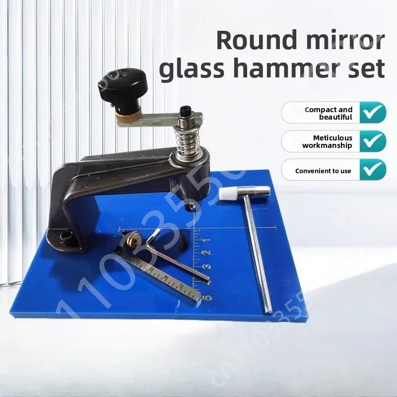 

Glass rounder, punching artifact set, hand tool precision cutting, round cutter