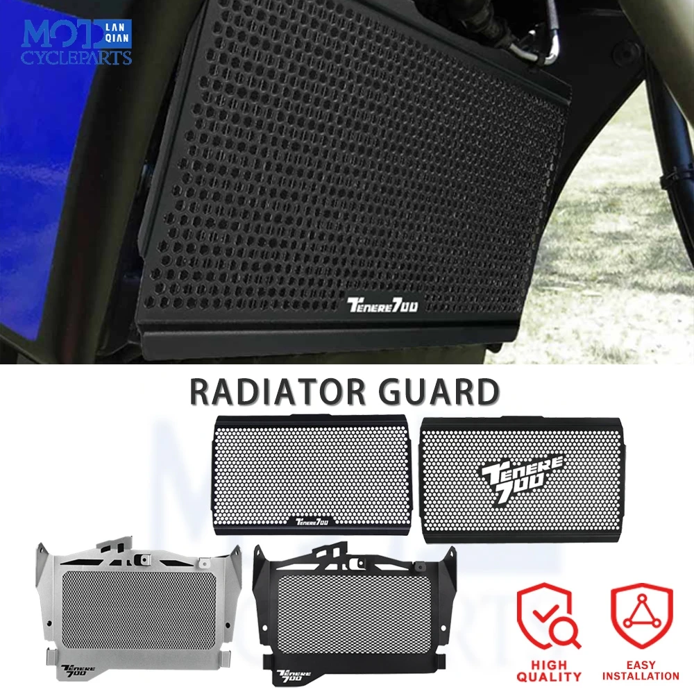 

TENERE700 For YAMAHA TENERE 700 T7 XTZ700 Rally XTZ690 TX690Z Motorcycle Radiator Guard Protector Grille Cover Oil Cooler Guard