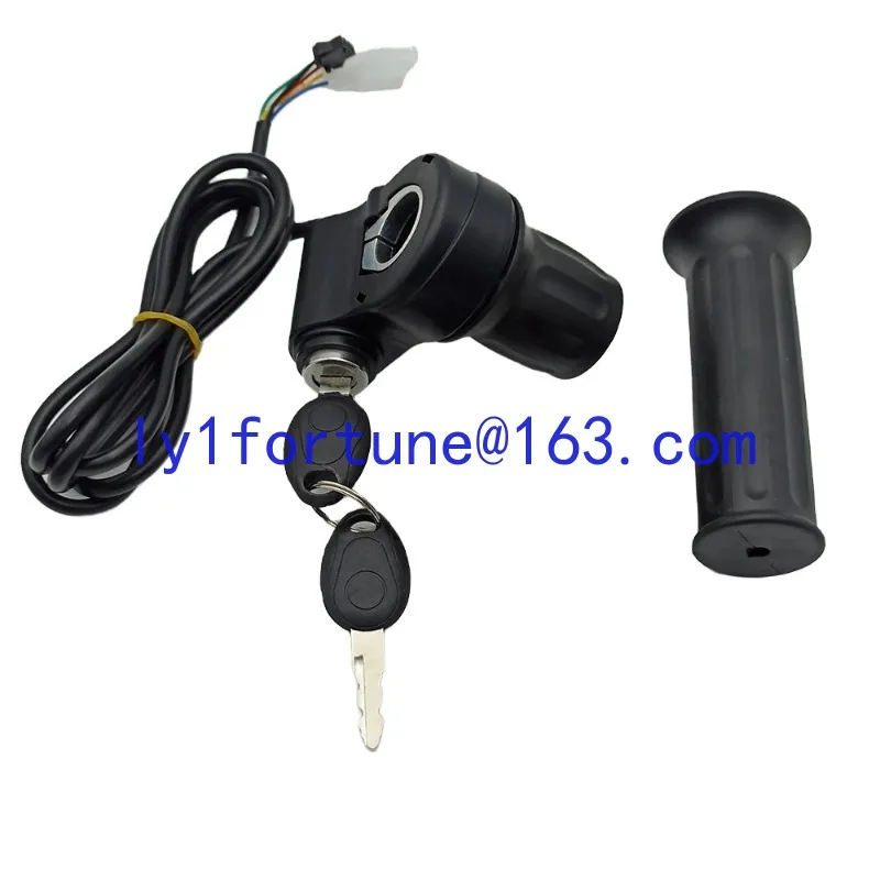 Electric bicycle throttle accelerator hall 5v half-turn handle for electric bicycle scooter repair parts