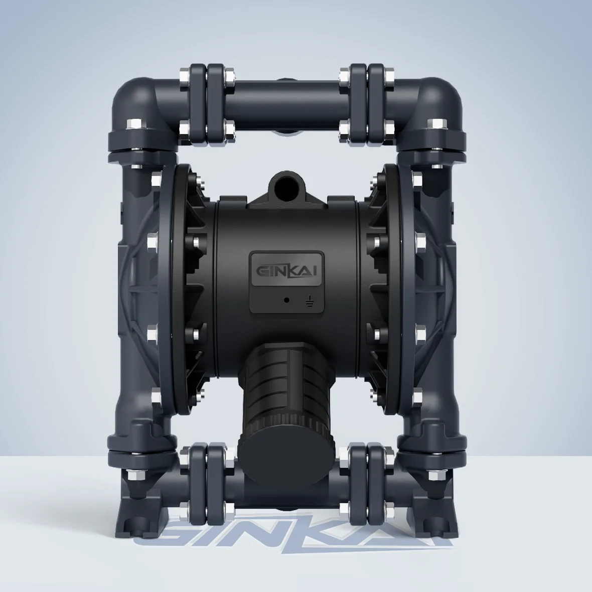 

1 Inch Aluminum Pump Body With Santoprene Membrane Pneumatic Diaphragm Pump Slurry Muds Low Pressure Customize