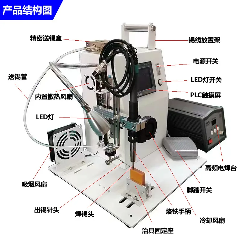 Touch screen automatic soldering machine