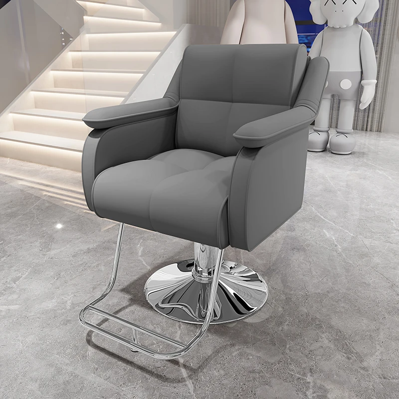 Luxury Chair Hairdressing Salon Aesthetic Furniture Business Hair Stylist Men's Barber Chairs Silla Barberia Beauty Treatment