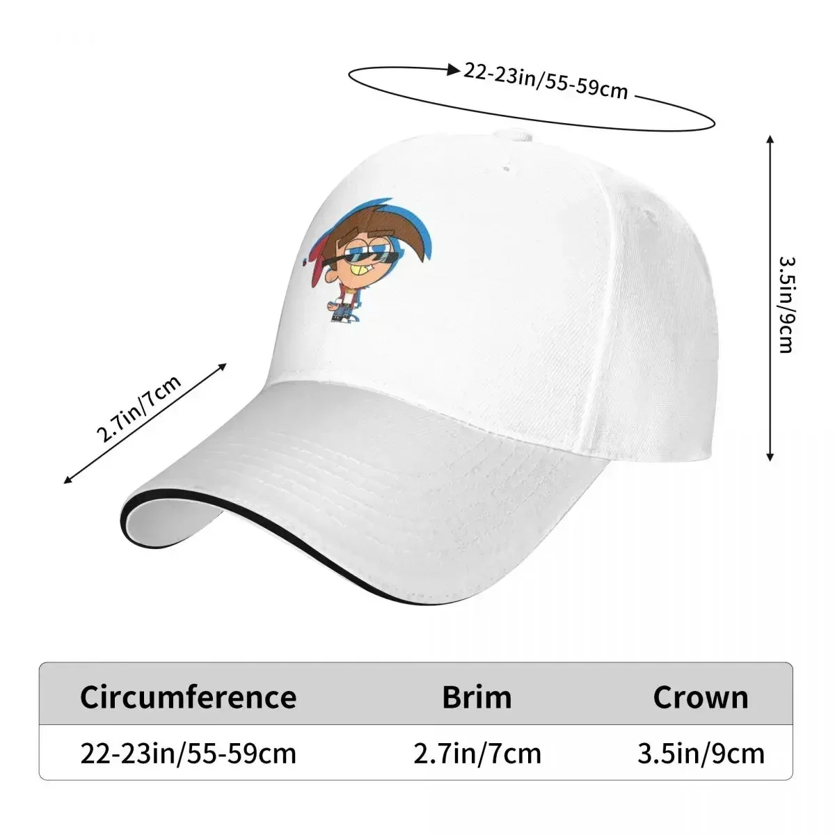 Cool Timmy - Fairly Odd Parents Baseball Caps Snapback Fashion Baseball Hats Breathable Casual Outdoor For Men's And Women's