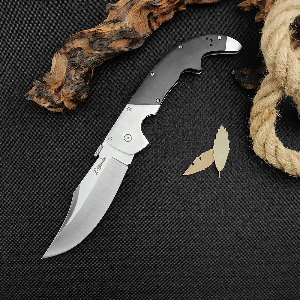 

Portable 8Cr13Mov Blade 62NCX XL Pocket Knife Utility Sharp New G10 Handle Folding Knife Multi-purpose Slicing Vegetable Tools