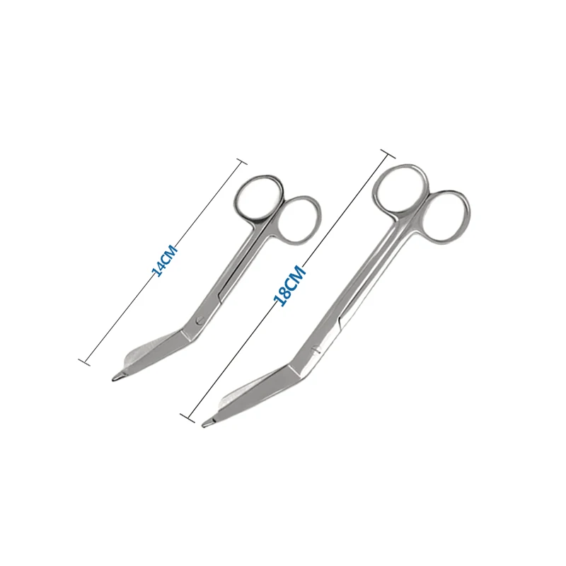 مقص ضمادة من الفولاذ المقاوم للصدأ 11/14 سم - مقص الجص الجراحي للاستخدام الطبي/المنزلي #3