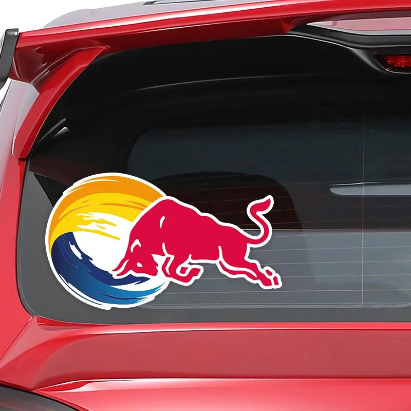 Angry Bulls Spanish Bull Sticker on The Car Vinyl Decal Waterproof Decoration Cover Up ScratchesCar Stickers