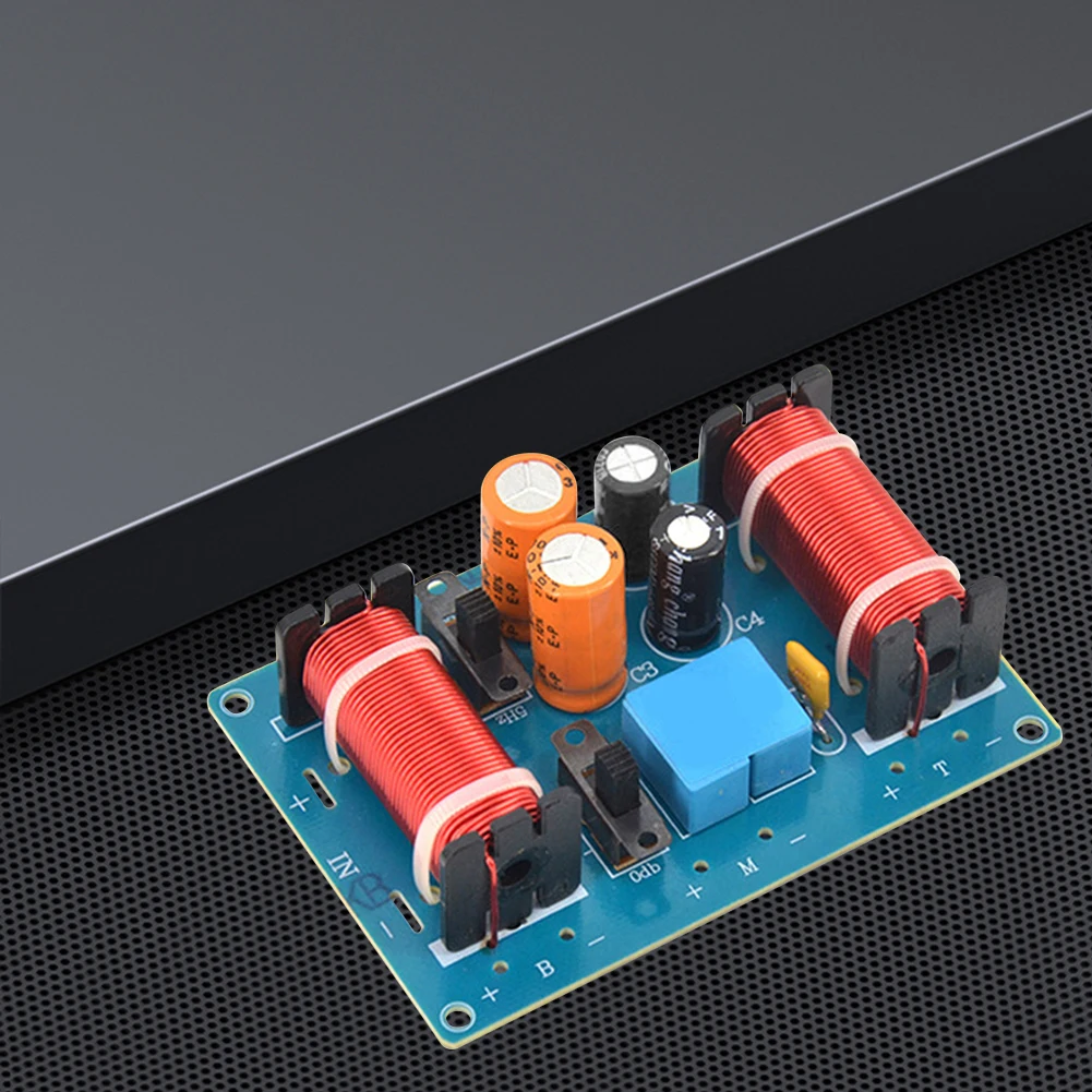 150W Frequency Divider Treble Midrange Bass 3 Ways Audio Filter Circuit Board Multi-segment Adjustable DIY Home Audio Systems