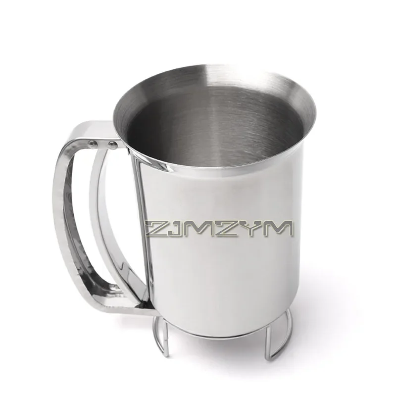 Manual Batter Separator 430 Stainless Steel Highly Sealable Batter Flour Paste Dispenser For Cupcake Cookie Cake