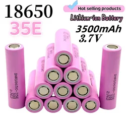 Batería recargable 100% Original, pila de iones de litio 3500, 3,7 mAh, 25A, descarga INR18650, 35E, 3500 V, 18650 mAh