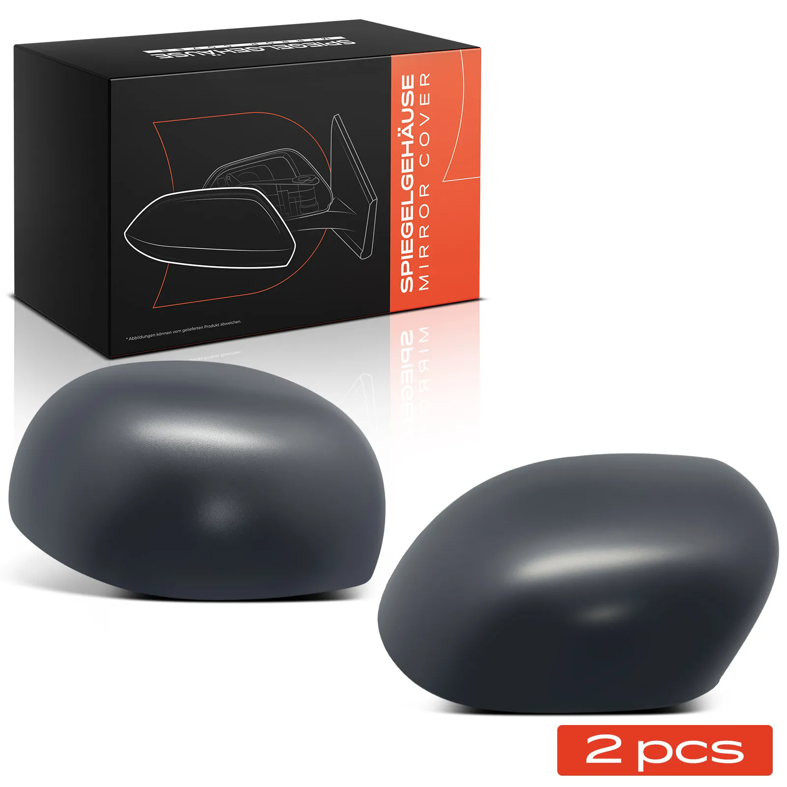 Frankberg 2x Cover Buitenspiegelkap voor Links Rechts voor Fiat Panda 169 1.2L 1.4L 2004-2013 735513033 735513005