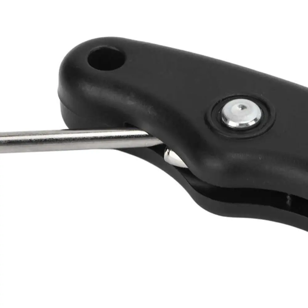 

Parts Black Sports Handle Ice Hockey With Extended Hook Figure Roller with Extended Hook Skate Lace Tightener Ice Hockey Puller