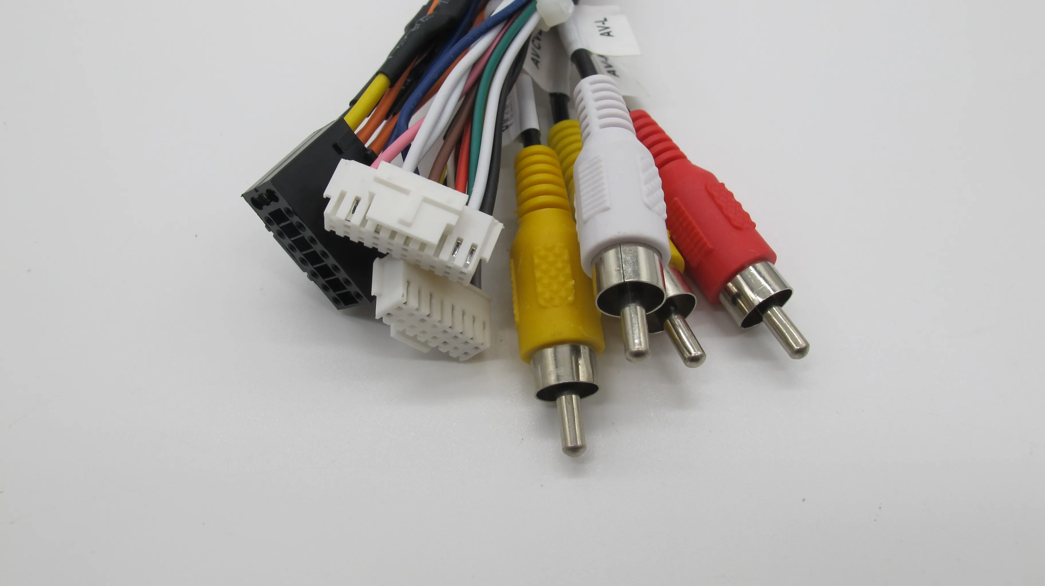 Car Radio Wiring Cable For Hyundai Veloster ix45 Kia Azera Elantra Santa Fe Ix45 16Pin Harness Adapter Plug With CANBUS Box Plug