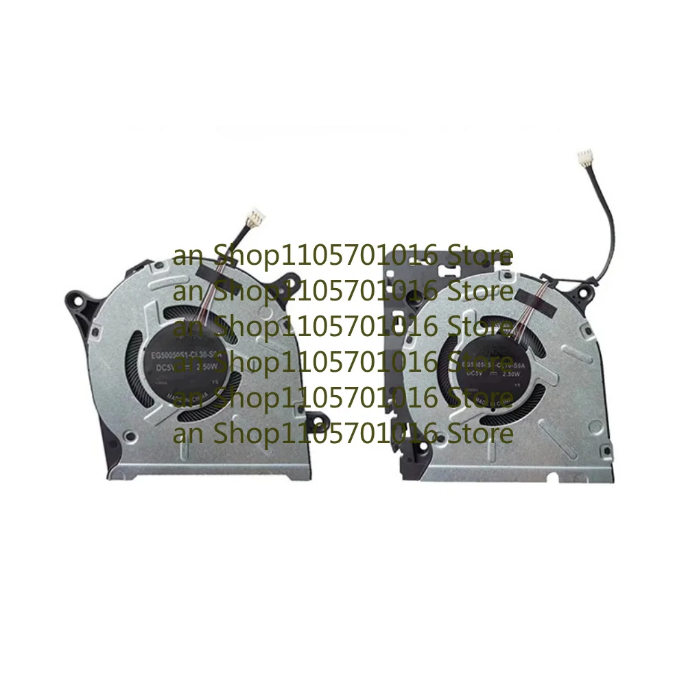 B=For N44109-001 N44110-001 EG50050S1-CL30-S9A EG50050S1-CL70-S9A   HP 15-FD TPN-Q286 CPU GPU Cooling Fan
