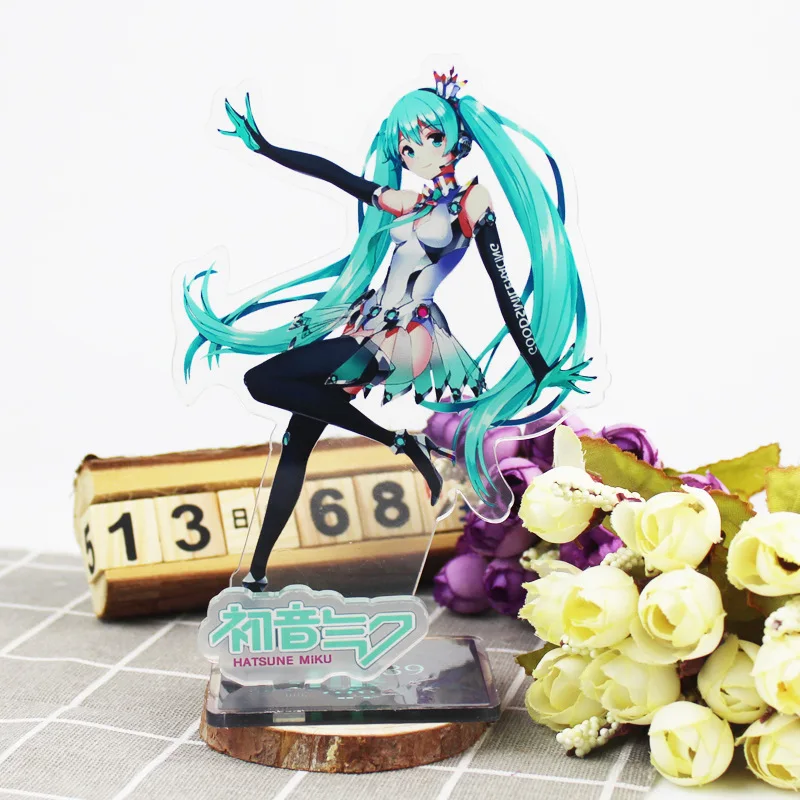 29 arten Hatsune Miku Anime Figur 16Cm Acryl Schlüssel Kette Ornamente Geschenke Anhänger Schnalle Zwei-Seitig Hatsune Miku modell SPIELZEUG Geschenk