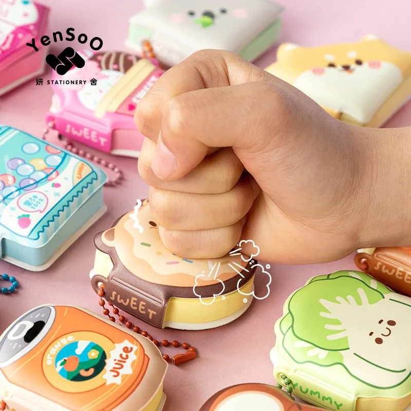 

Snacks Beverages Style Stress Relieving Convenience Sticker Bean Notebook Student Portable Memo Memo Cartoon Office Sticker