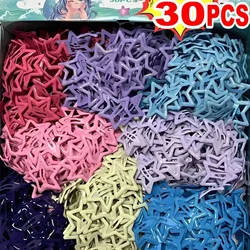 10-30Pcs Colorful Star BB Hair Clips Y2K Women Grils Cute Metal Star Hairpin Side Barrettes Hair Grip Headwear Hair Accessories