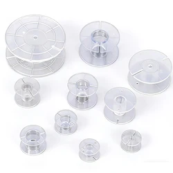 2pcs Round Inductor Winding Frame Amplifier Crossover Bobbin Wire Coil Thickened Inductance Skeleton #Transparent