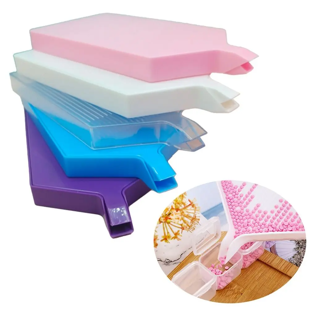 1 paio vassoio per pittura diamante di grande capacità piastra per trapano in plastica piastre per perline per Nail Art accessori per ricamo a punto croce