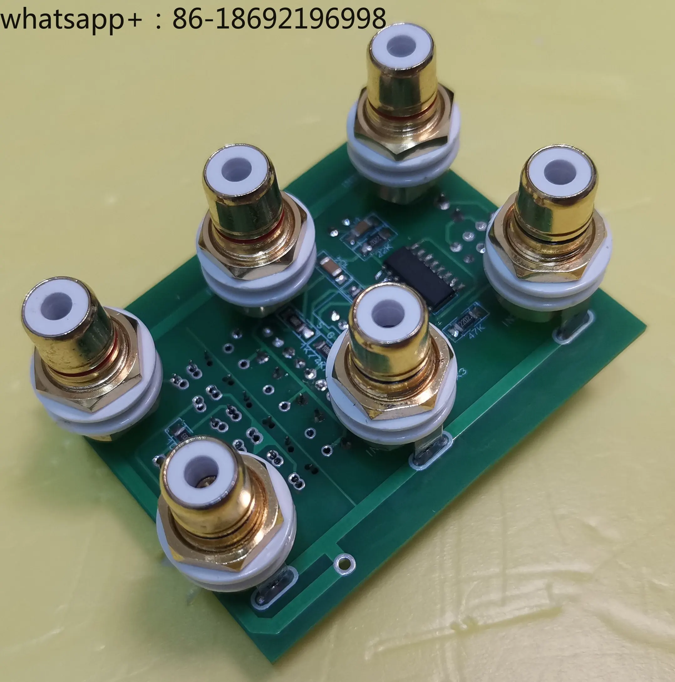 Audio Signal Input Selection/switching Board, Imported Pure Copper Gold-plated RCA Terminal, Dual-channel 3-channel Input