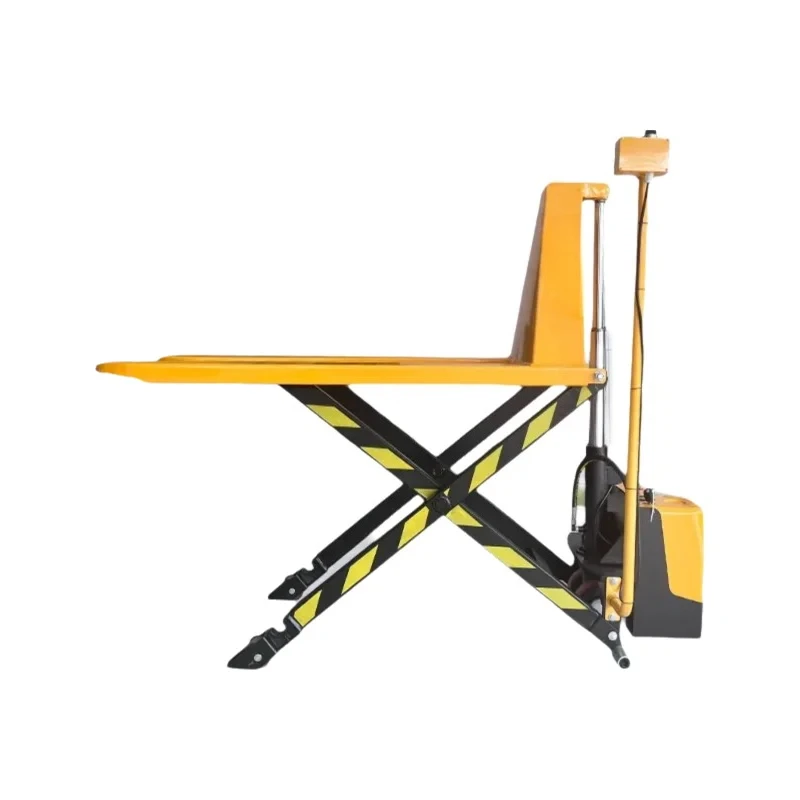 

Manual High Lift Truck Scissor Forklift High Hydraulic Lift Truck Hydraulic Trolley Transportation Equipment