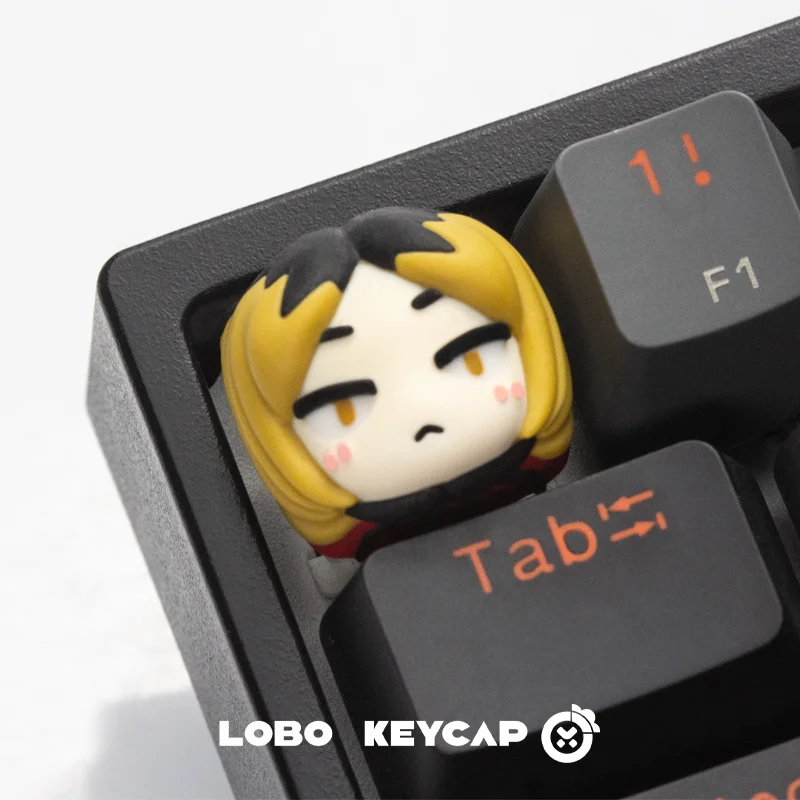 هايكيو!! أنيمي شخصية كرتونية البضائع لوحة المفاتيح الميكانيكية المخصصة Esc Keycaps سلسلة لطيف Otaku مفاجأة هدايا رائعة #6