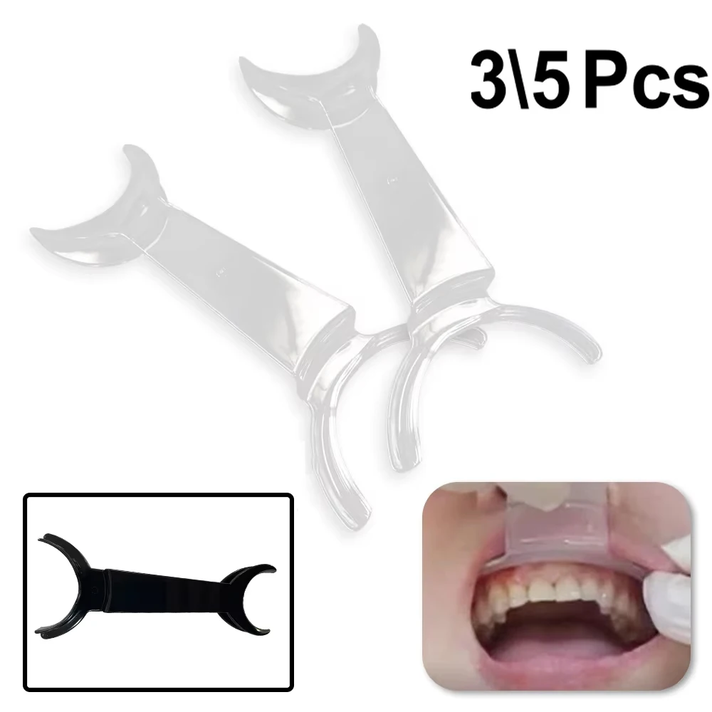 3/5 Pcs Dental Intraoral Lip Cheek Retractor Double‑ended Upper Lower Mouth Opener For Oral Examination Dentist Accessory