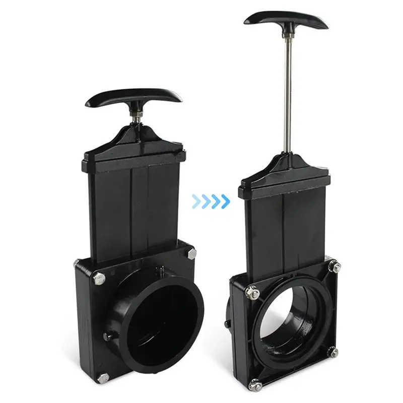 Ingenious-RV For Motorhome Camper Caravan(50MM) Replacement Drain Gate Valve-Fresh Water Tank Valve-Plastic Material