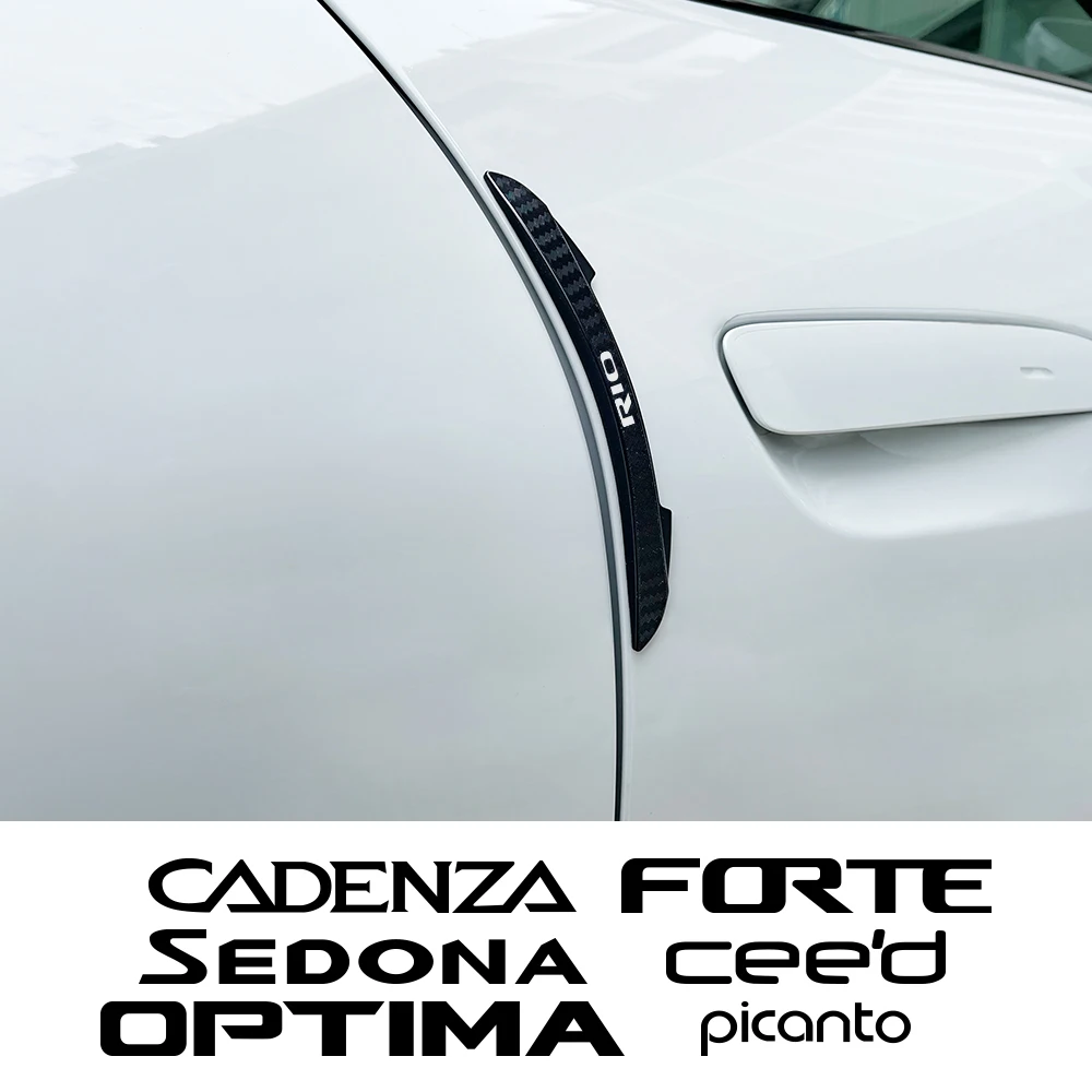 Tira adhesiva para Borde de puerta de coche, accesorios de protección anticolisión para Kia Rio Picanto Ceed Forte Optima Sedona Cadenza K9 Telluride