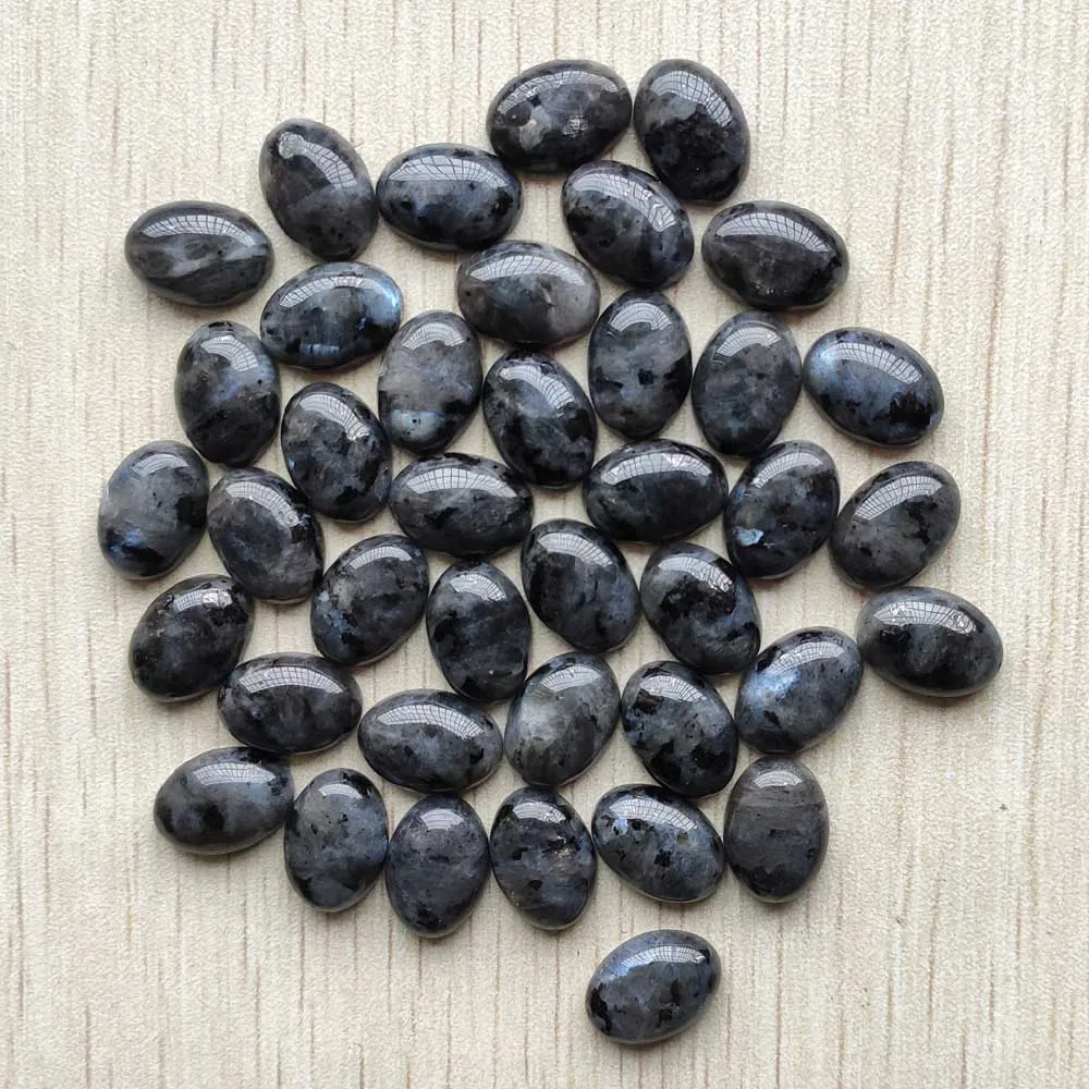 

Fashion natural black ShimmerStone Oval CABOCHON beads 10x14mm for jewelry accessories making wholesale 50pcs/lot free shipping
