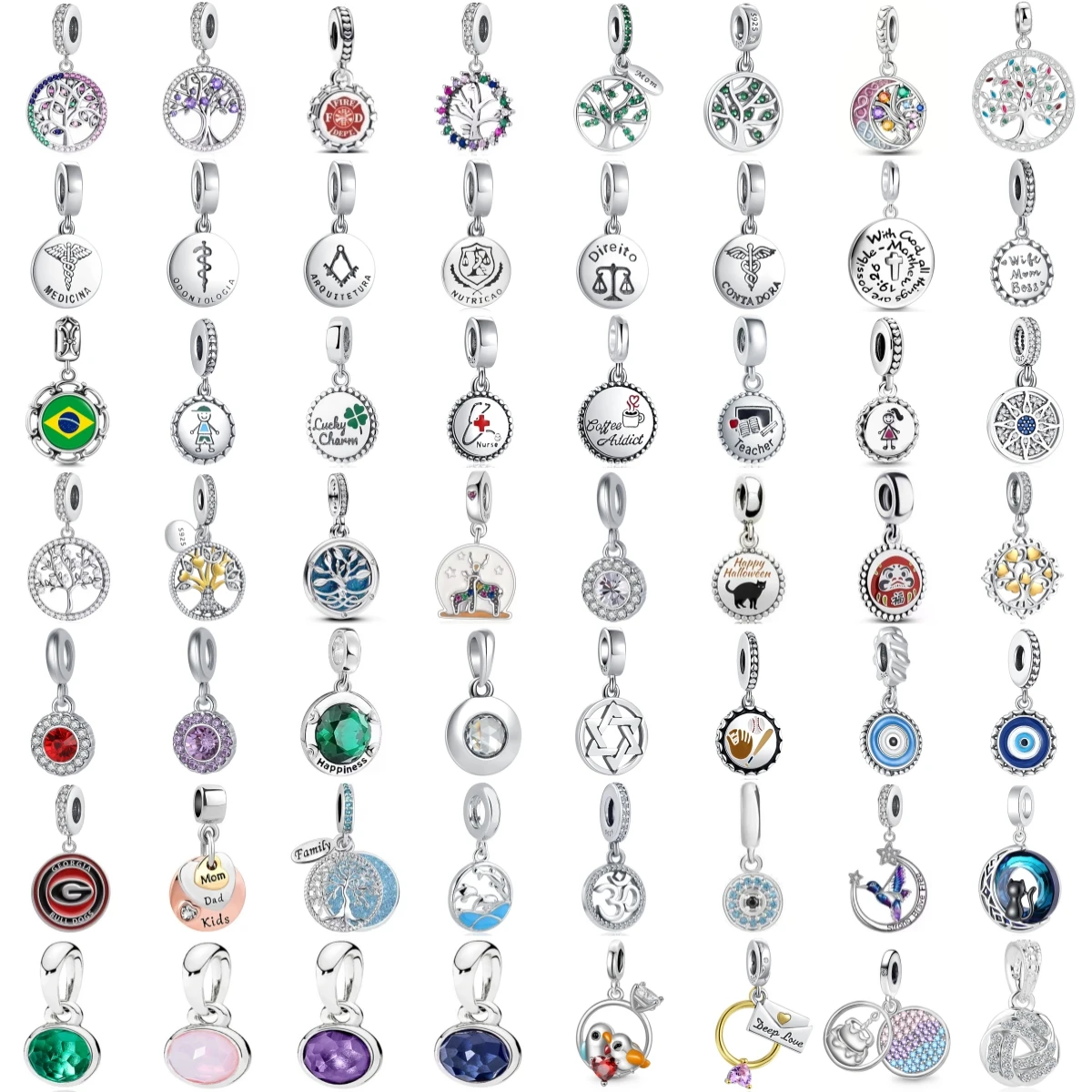 Evil Eye Bracelet - 925 Sterling Silver Tree of Life