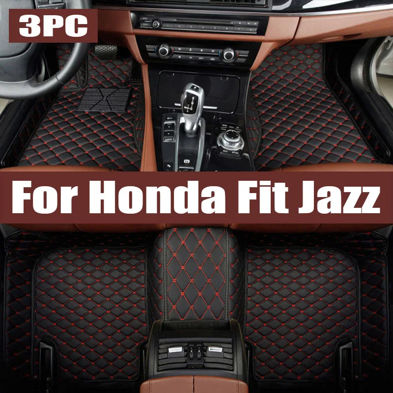 

Car Floor Mat for Honda Fit Jazz GK GP 2015~2020 2016 2017 Panel Foot Parts TPE Liner Carpet Pad Custom Cover Rug trunk mat