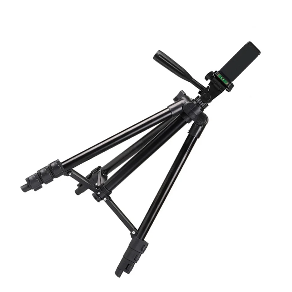 

1Set Lightweight Camera Tripod Aluminum Alloy Portable Adjustable Photography Holder Universal Phone Digital Camera Stand Black