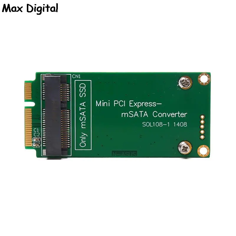 MSATA SSD to SATA Mini PCIe SSD adapter card for Asus EPCS101 900A 901A