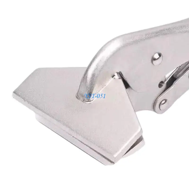 

E15A Heavy Duty Plate Locking Clamps Grip Flat Nose Plier Parallel Plate Tip