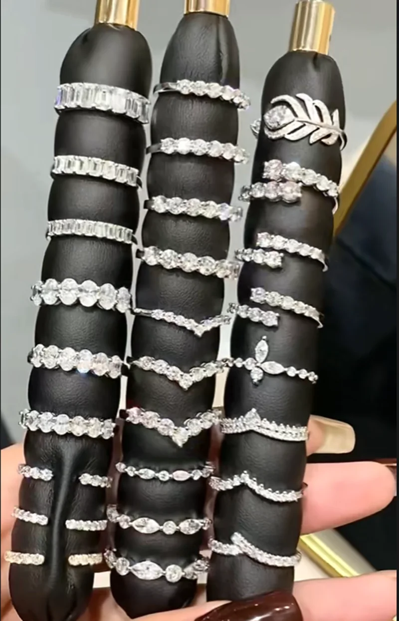 Factory customized wedding and engagement luxury ring earing necklace