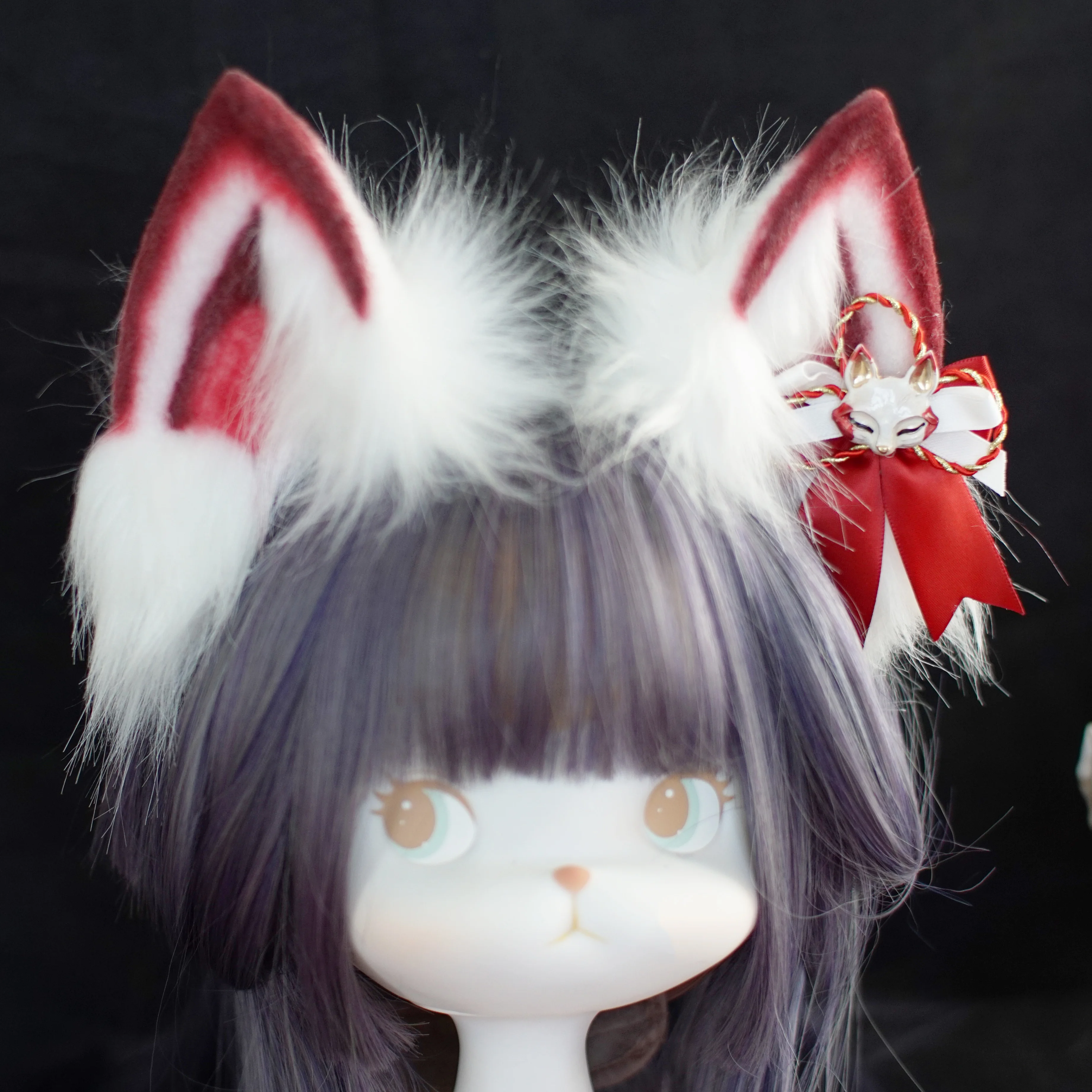 Diadème d'oreille de torche d'anime japonais, accessoires Lolita, bandeau Cosplay, oreilles