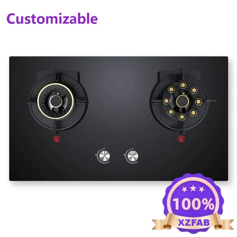 Factory Direct 2026 Disc style household folding flip embedded dual kitchen stove Hot sales