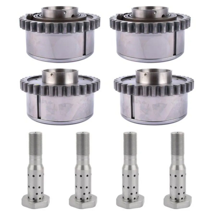 

2x Camshaft Phaser 2x Oil Control Valves For 3.6L Dodge Chrysler Jeep Ram 1500 5184369AH 5184370AH
