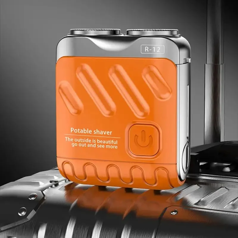 ماكينة حلاقة كهربائية صغيرة محمولة للرجال بشفرة مزدوجة عائمة هدية عيد الميلاد أفضل خيار بأربعة ألوان متاحة لشحن USB