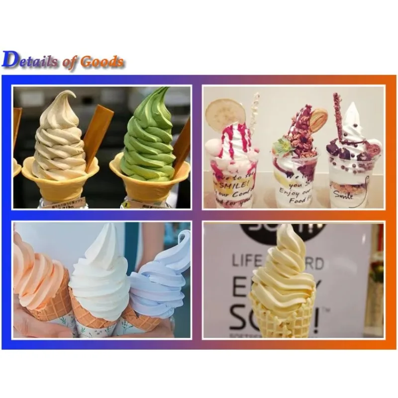 Industrial 3 Flavor Floor Style Frozen Ice Cream Yogurt Making Machine